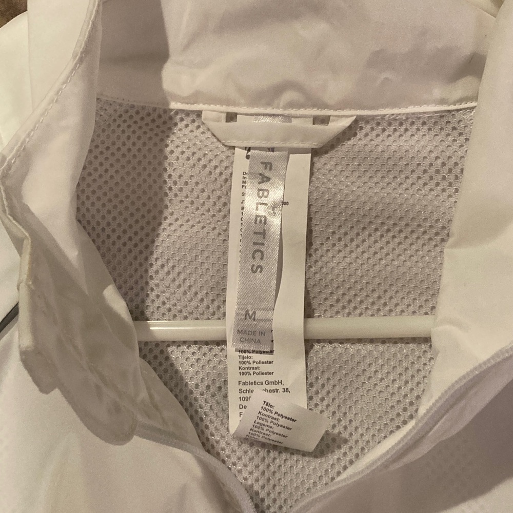 Fabletics Classic White Jacket - image 1
